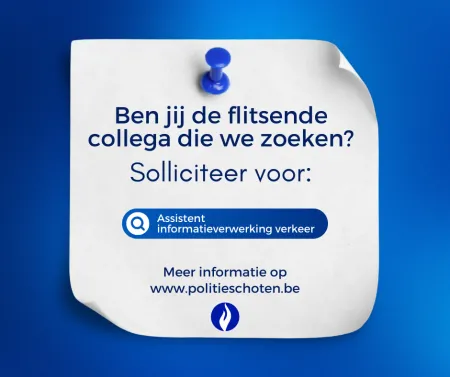 Vacature assistent informatieverwerking verkeer