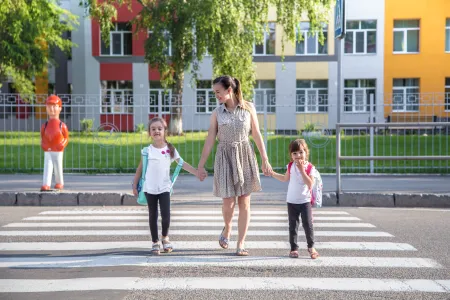 Op weg naar school: pas op voor ongevallen